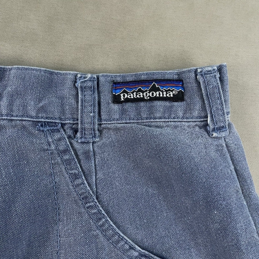 Vtg 80s Patagonia Canvas Hiking Shorts‎ Womens 10 26 High Rise 3" Stand Up *READ - Picture 3 of 11